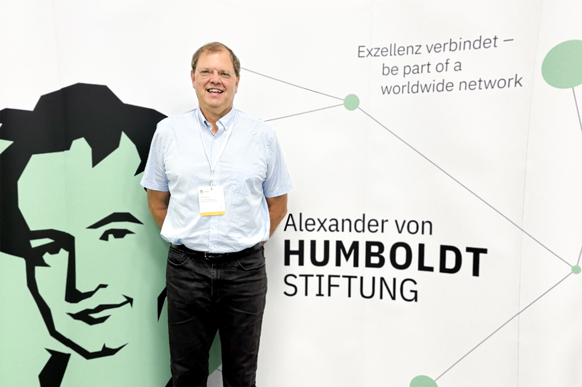 Professor Joel Kostka at the Alexander von Humboldt Foundation annual meeting and reception in Germany this week.