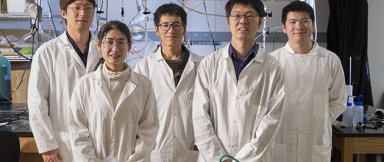 Members of Pengfei Liu’s research team