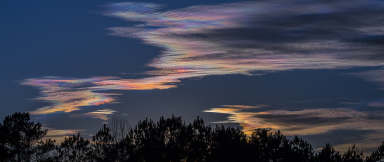 NOAA Iridescent Clouds