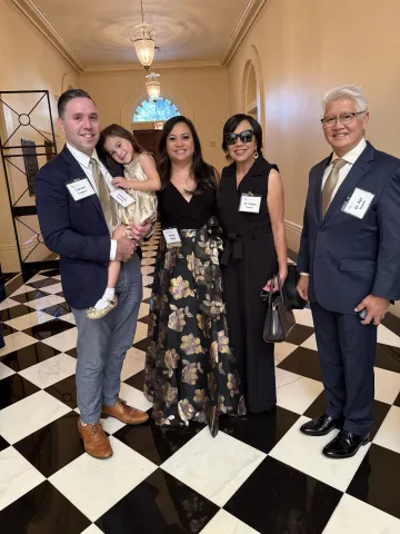 Three generations celebrated Kristel Bayani Topping's award. Three generations celebrated Kristel Bayani Topping's award.